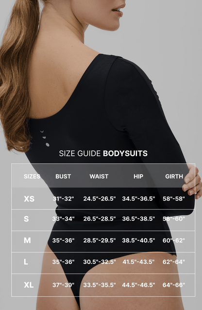 Iconic Lymphatic Long Sleeve Bodysuit - Thong view 10 - Thong Bodysuit (one-piece)