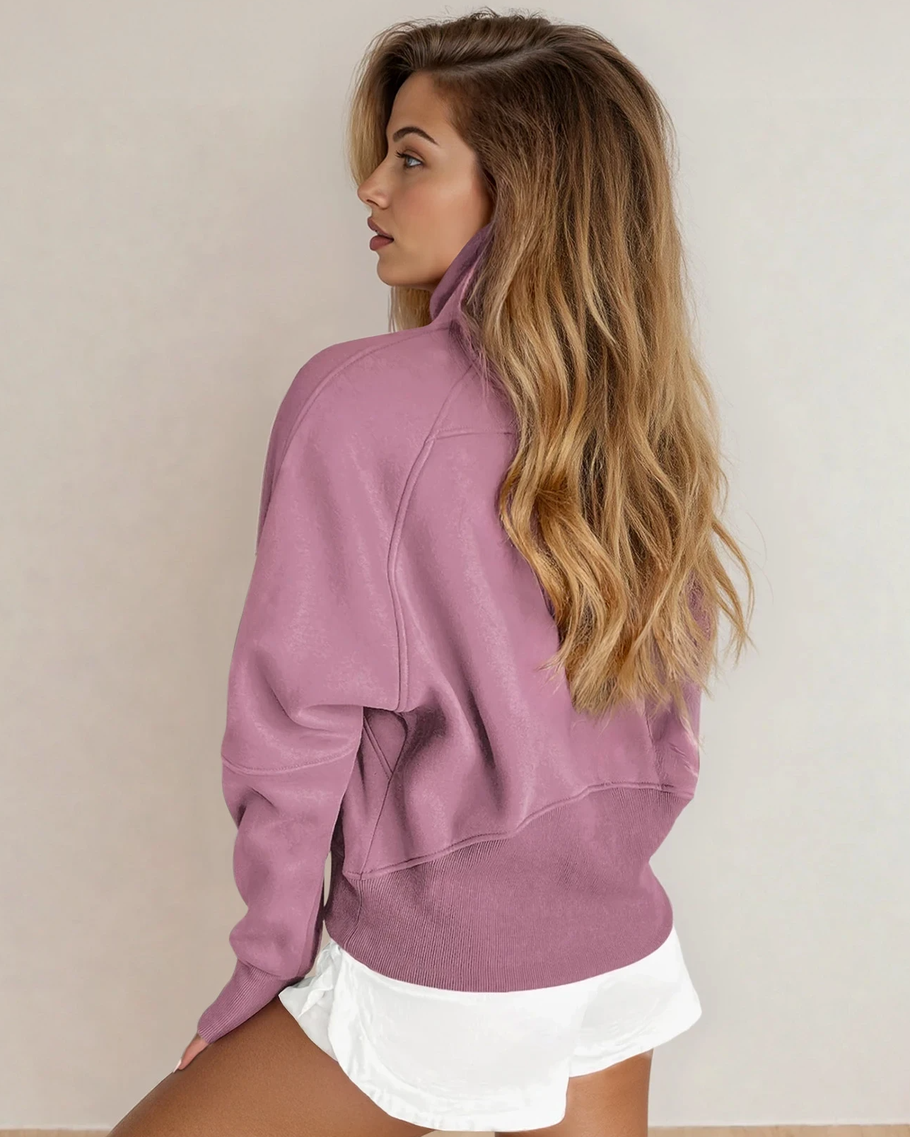 Indie & Co. Haven Pullover - Phalaenopsis in Phalaenopsis view 3 (top)