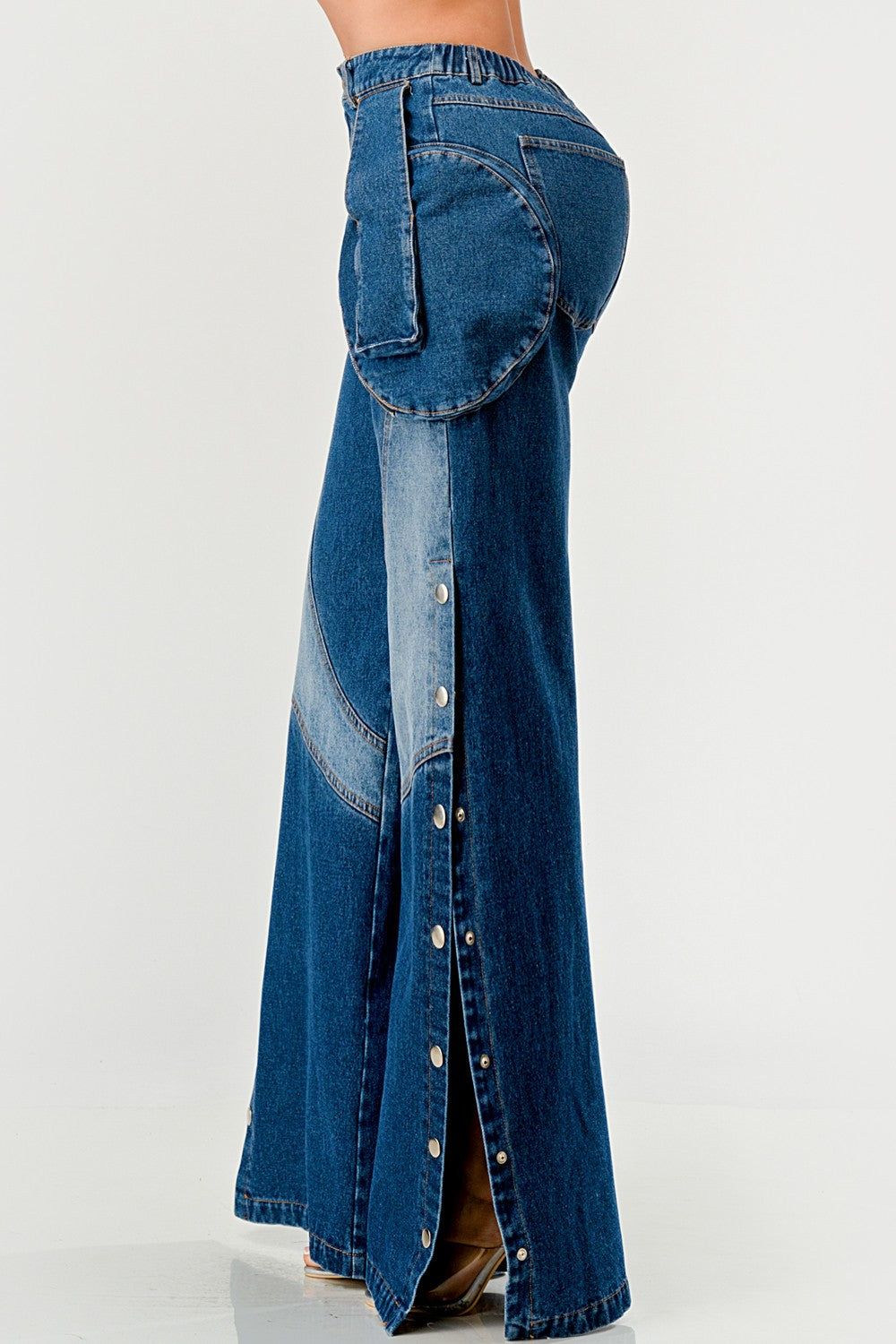 Indigo Trailblazer Denim Pants - MeeeShop Women's Fashion
