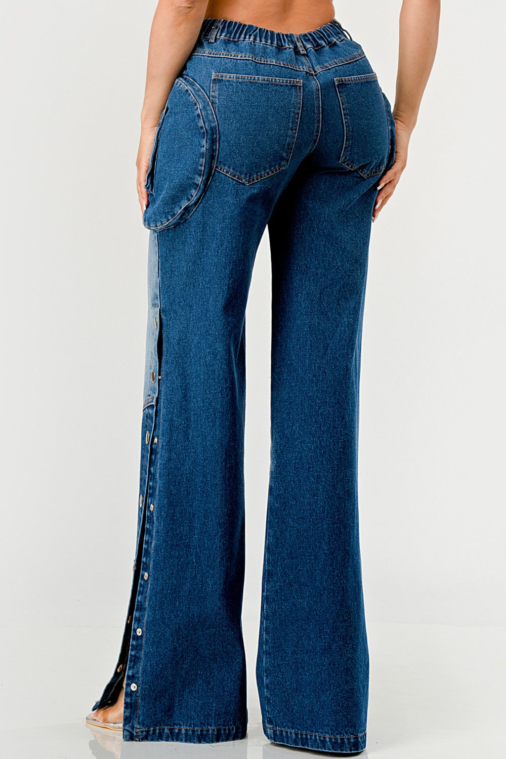 Indigo Trailblazer Denim Pants - MeeeShop Women's Fashion