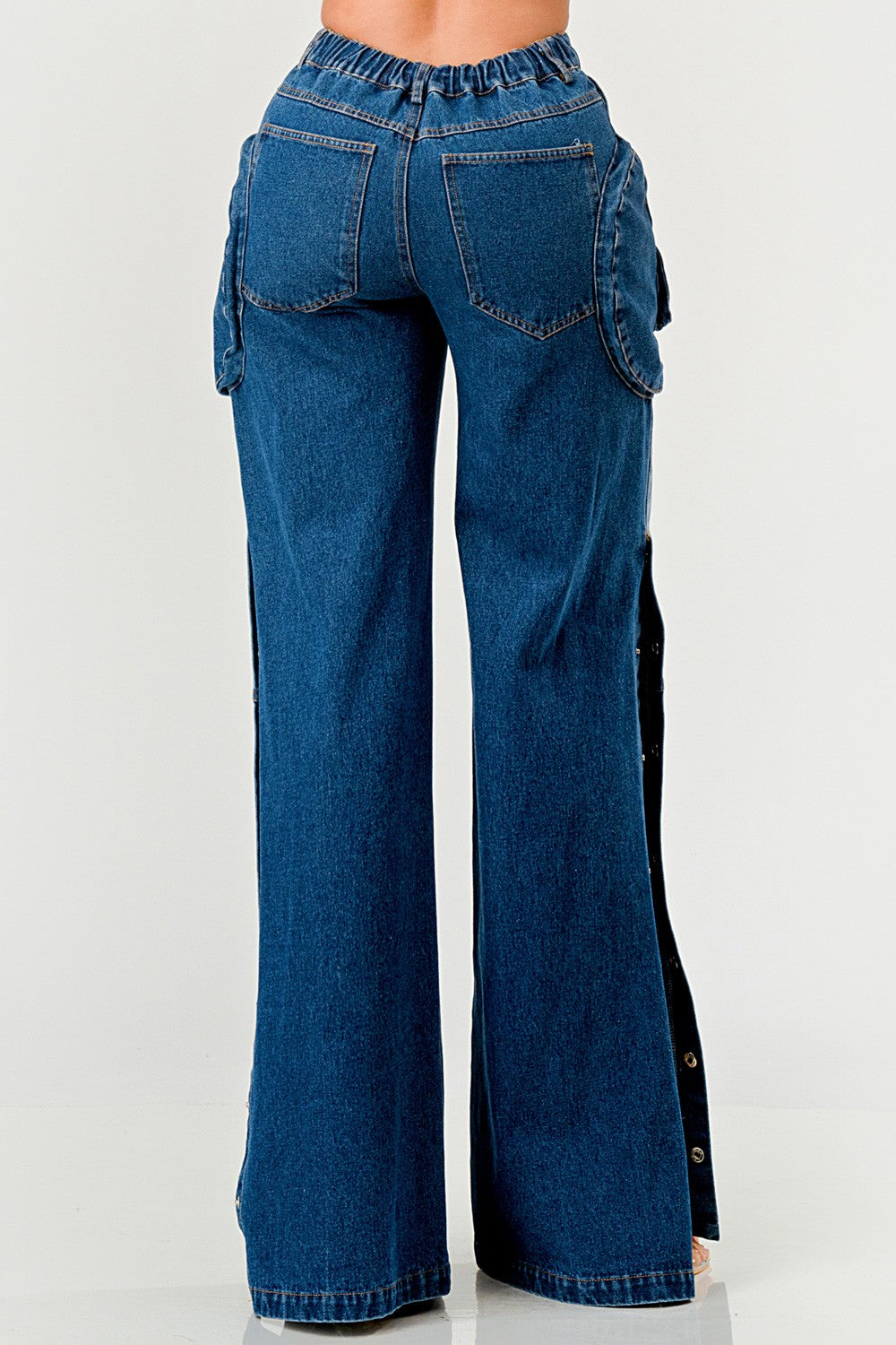 Indigo Trailblazer Denim Pants - MeeeShop Women's Fashion