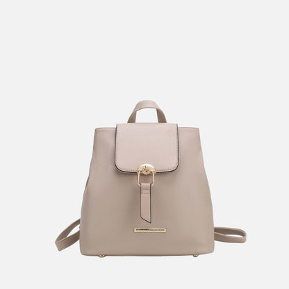 Ingrid Convertible Backpack Handbag in Olive view 6