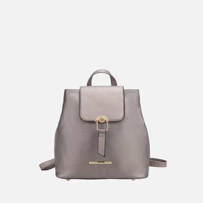 Ingrid Convertible Backpack Handbag in Pewter view 8