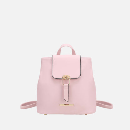 Ingrid Convertible Backpack Handbag in Red view 9