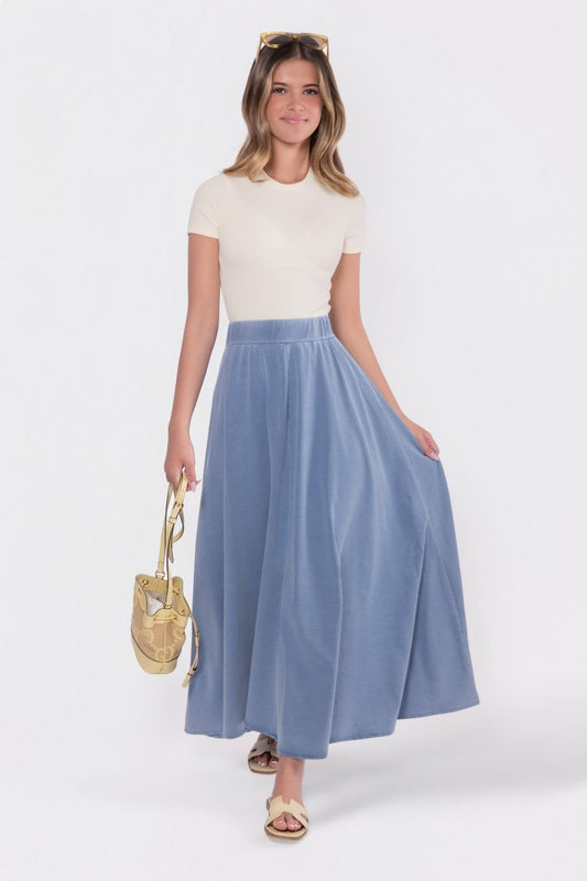 Iris Skirt (blue) in XS - Iris Blue Dress