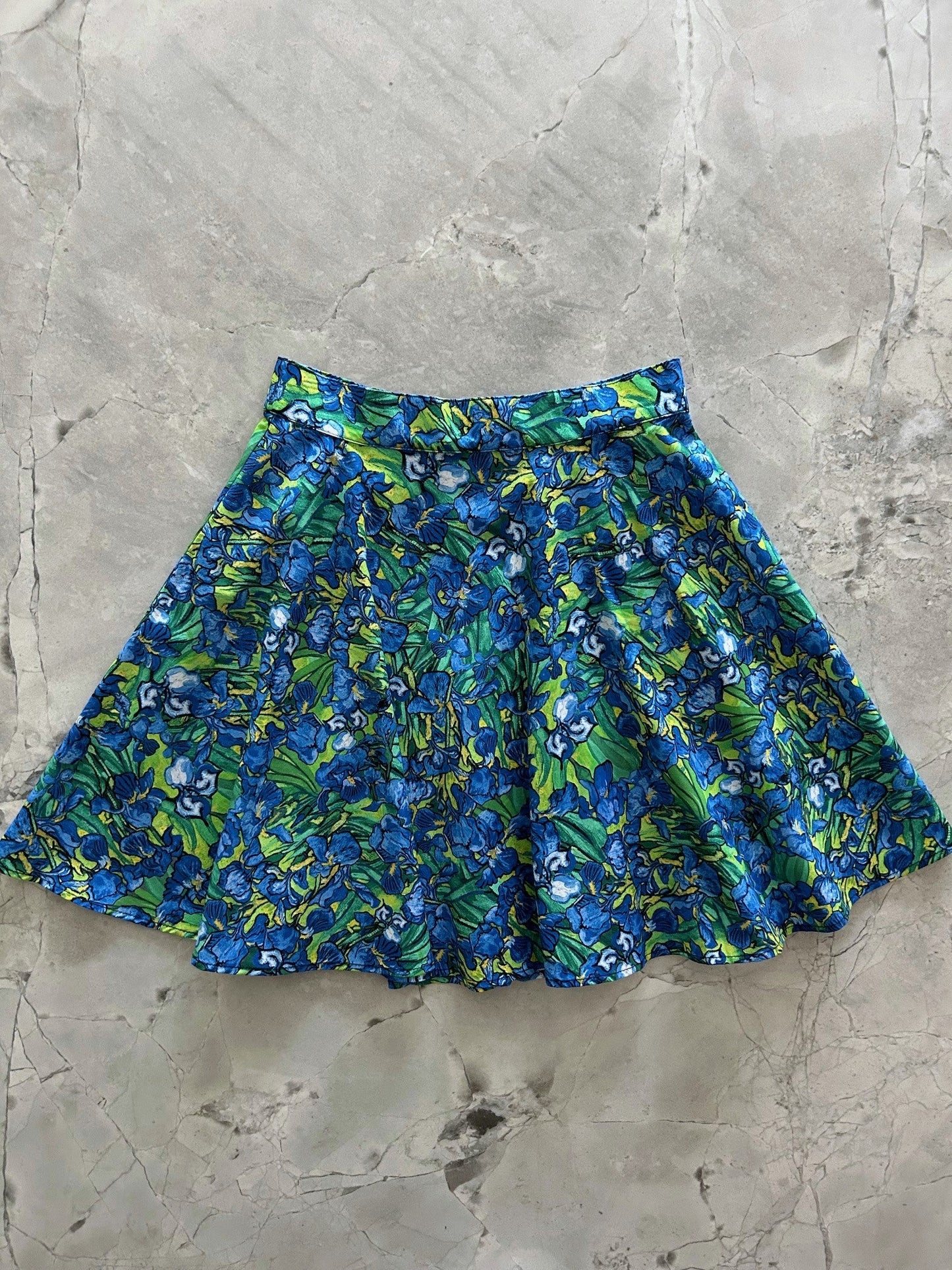 Irises Skater Skirt in M view 3
