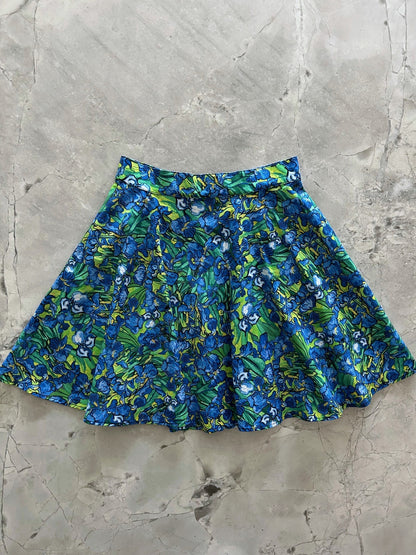 Irises Skater Skirt in M view 3