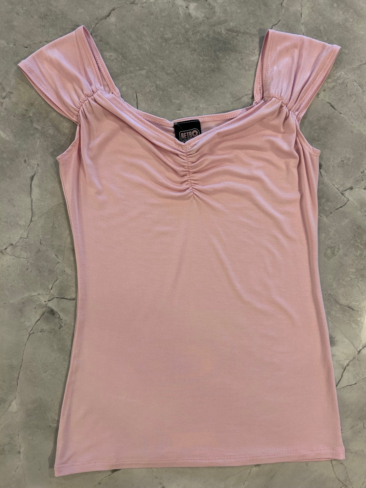 Isabel Top in Blush in XL view 5 - Blush Top