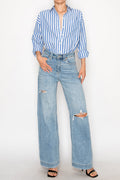 Isabella Corset Ultra High Rise Modern Wide Jeans 1 (24) (bottom) - wide jeans, modern wide jeans - shop at us.meeeshop