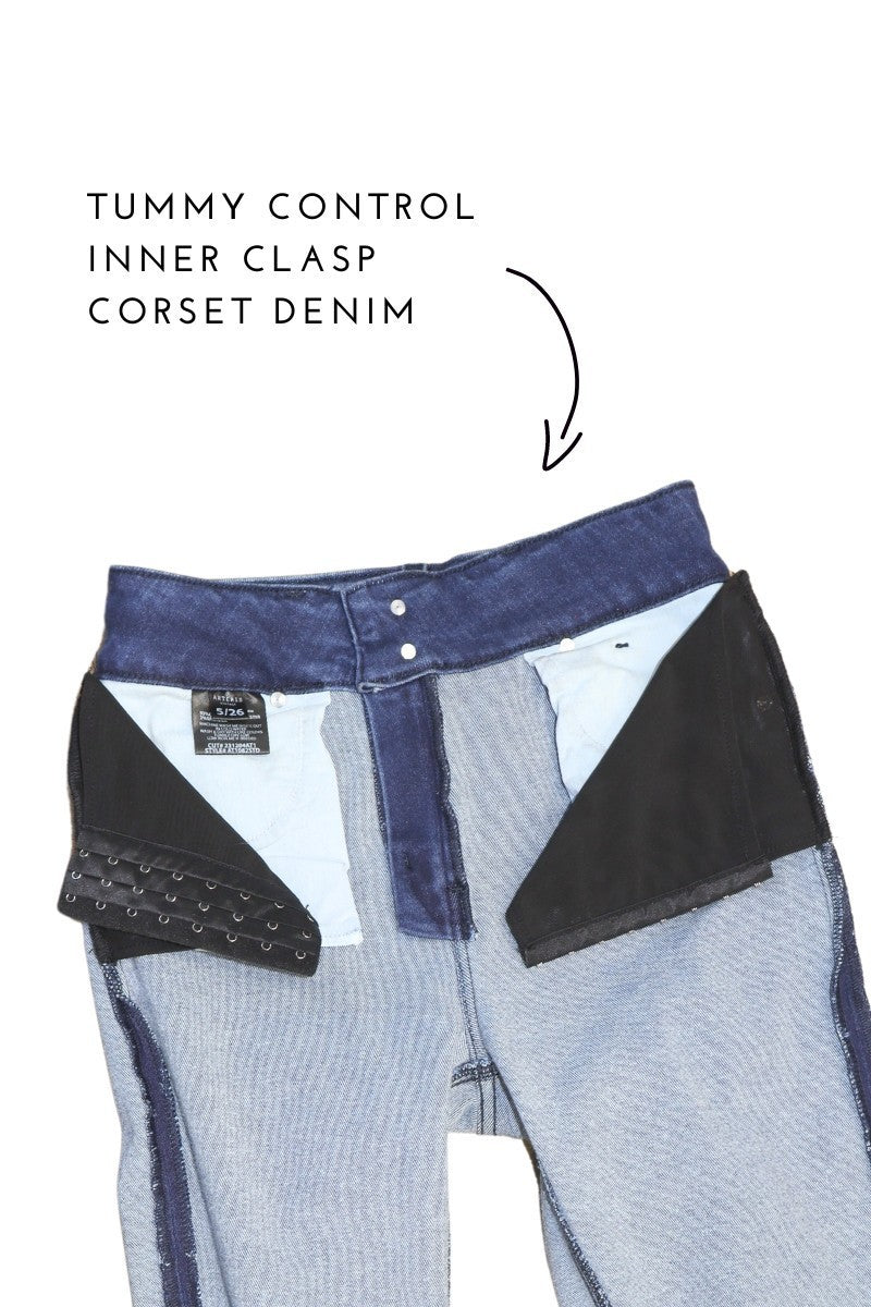 Isabella Corset Ultra High Rise Modern Wide Jeans view 11 - High-Waisted (bottom)