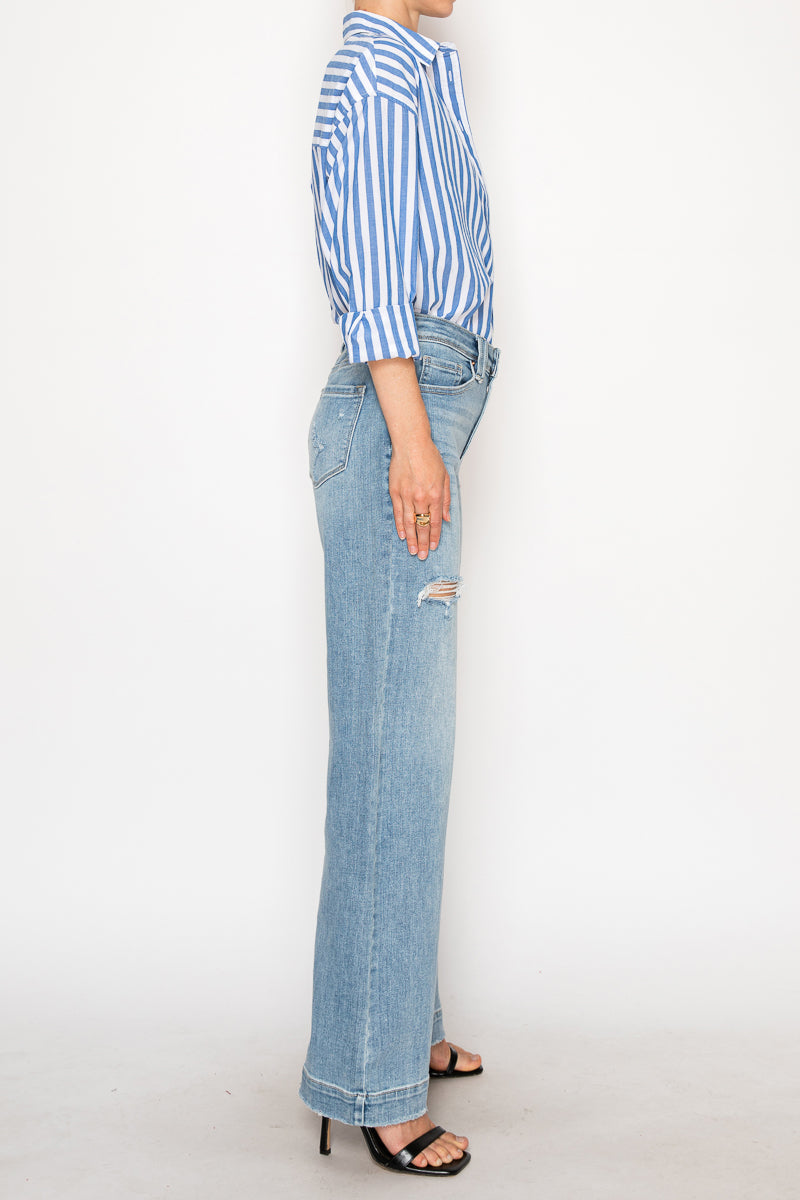 Isabella Corset Ultra High Rise Modern Wide Jeans view 9 - High-Waisted (bottom)