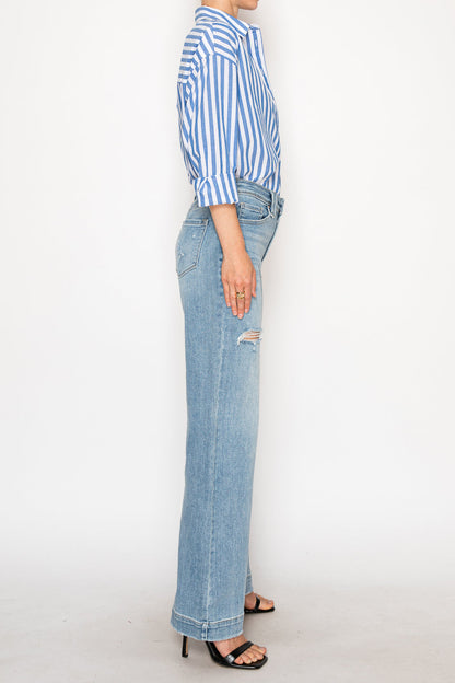 Isabella Corset Ultra High Rise Modern Wide Jeans view 9 - High-Waisted (bottom)