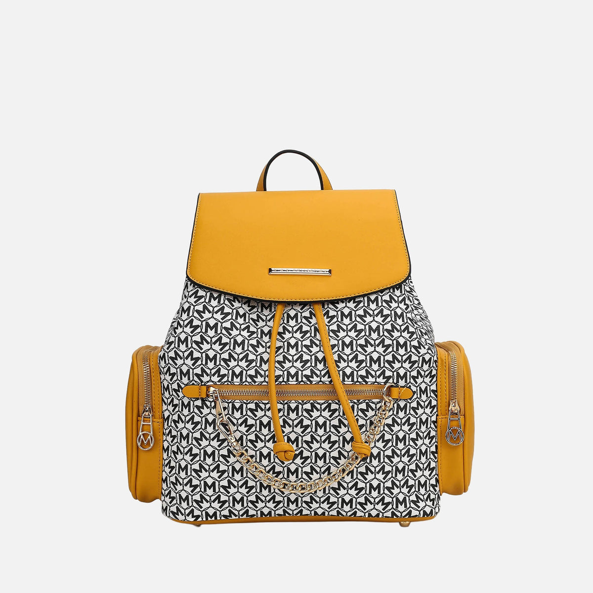 Issah Backpack Handbag in Red view 8 - Isaiah Backpack