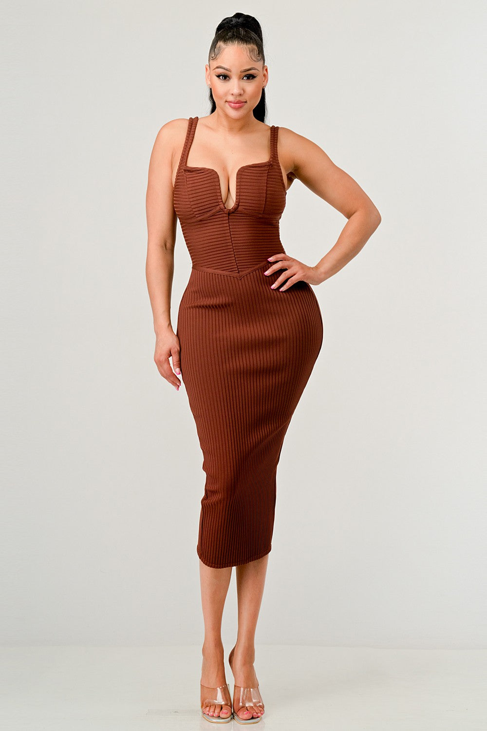 It Feels Like Fall Midi Dress in Small - Fall Wardrobe Essential - Feel Like Dressing Up