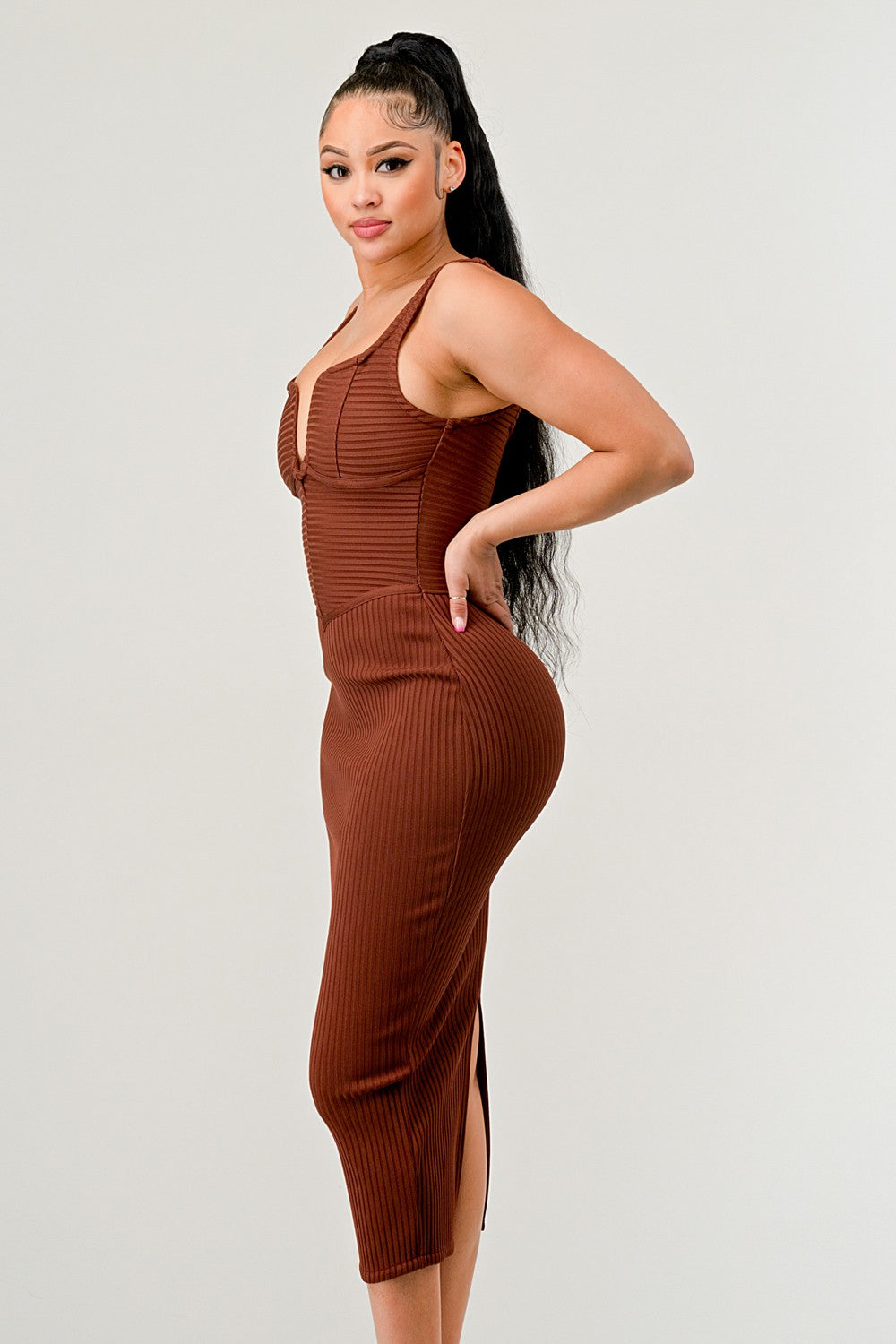 It Feels Like Fall Midi Dress view 5 - Fall Wardrobe Essential - Feel Like Dressing Up