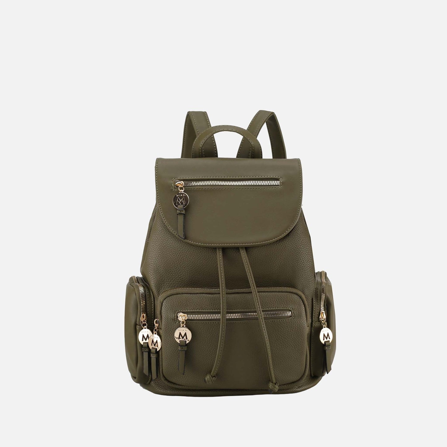 Ivanna Oversized Backpack Handbag in Red view 8 - Relaxed Fit