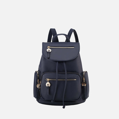 Ivanna Oversized Backpack Handbag in Seafoam view 9 - Relaxed Fit
