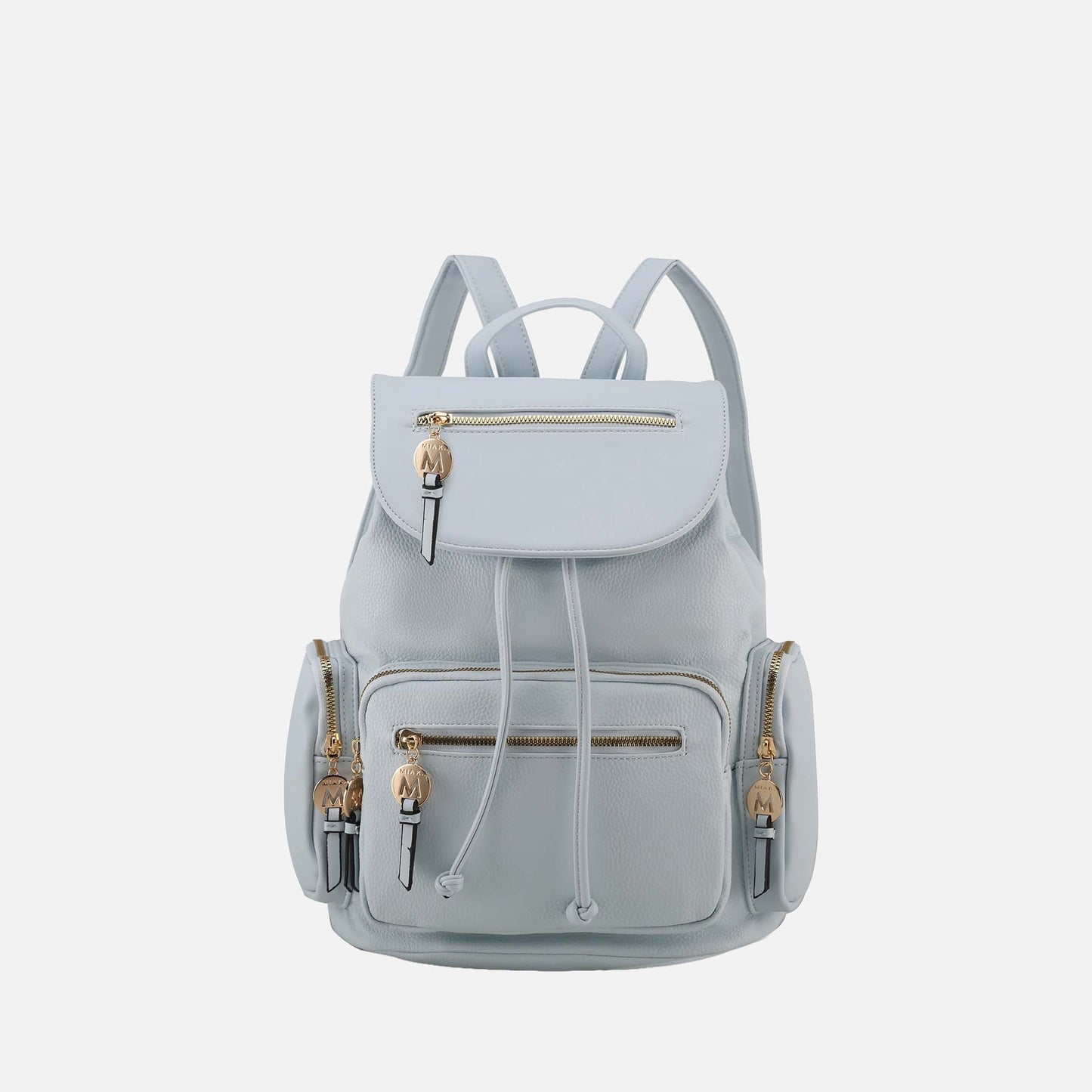 Ivanna Oversized Backpack Handbag in Taupe view 10 - Relaxed Fit