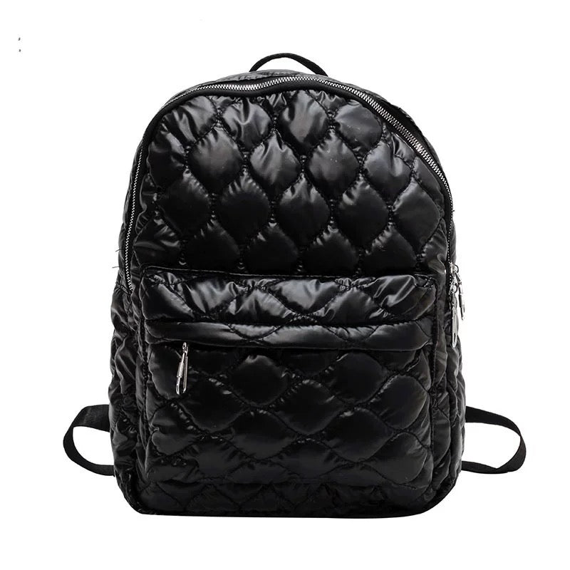 Jade Metallic Puffer Backpack view 11 (bag)