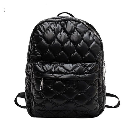 Jade Metallic Puffer Backpack view 11 (bag)