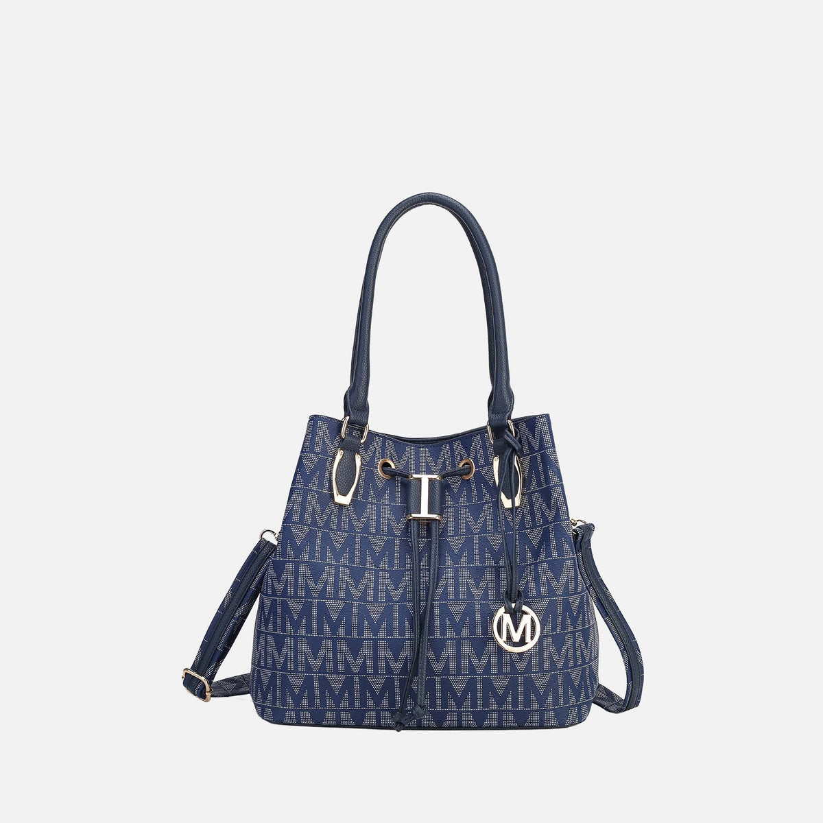 Jane Signature Bucket Bag in Burgundy view 5