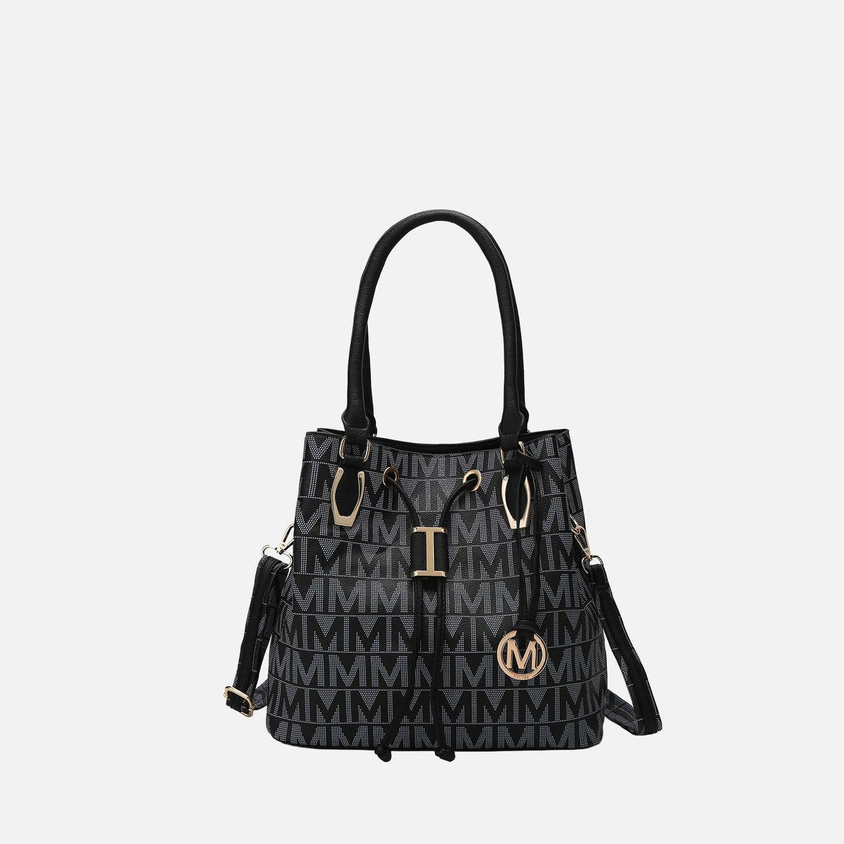Jane Signature Bucket Bag in Fuchsia view 12