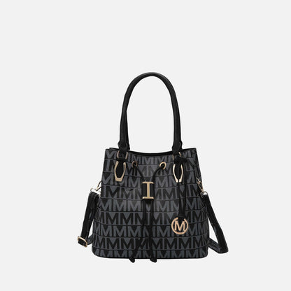 Jane Signature Bucket Bag in Fuchsia view 12