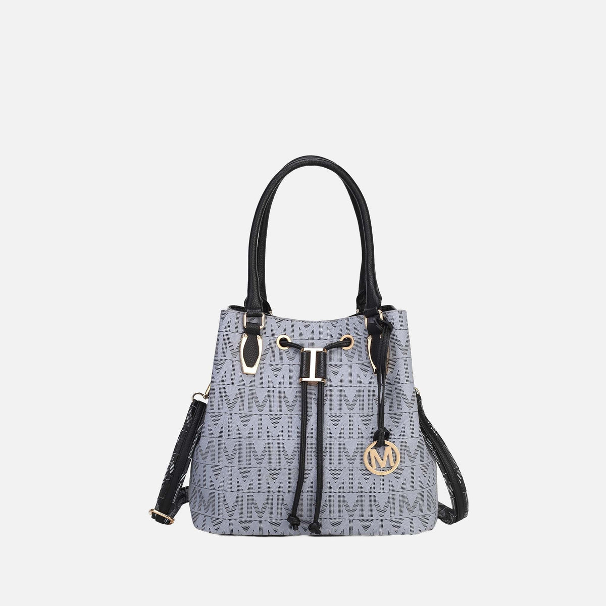 Jane Signature Bucket Bag in Midnight Blue view 7
