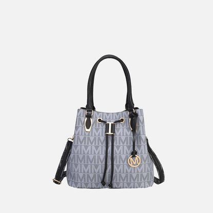 Jane Signature Bucket Bag in Midnight Blue view 7