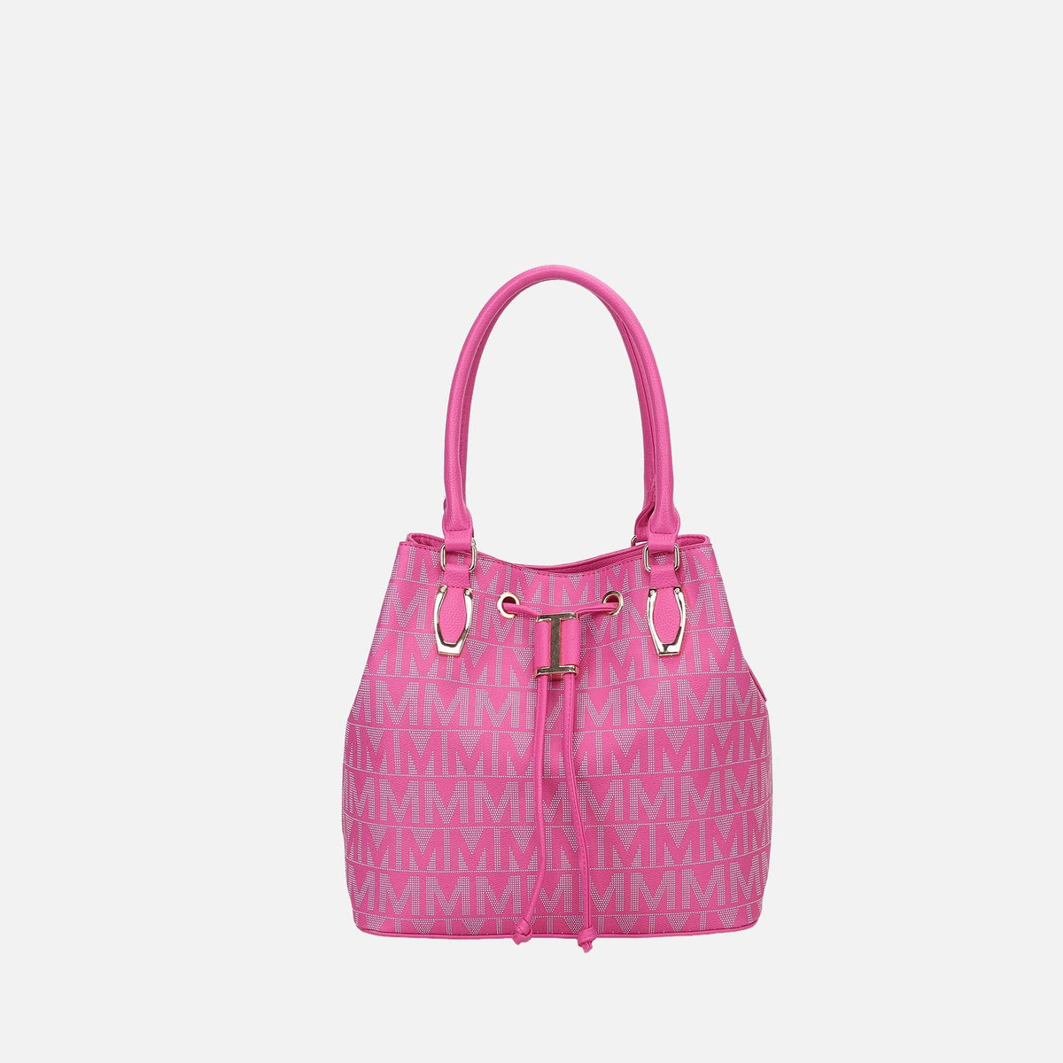 Jane Signature Bucket Bag in Red view 8