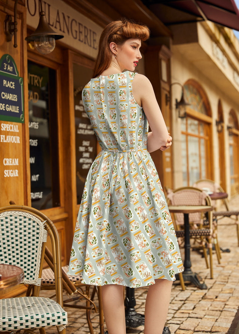 Jars Vintage Dress in L view 4 - Vintage Dresser Jars