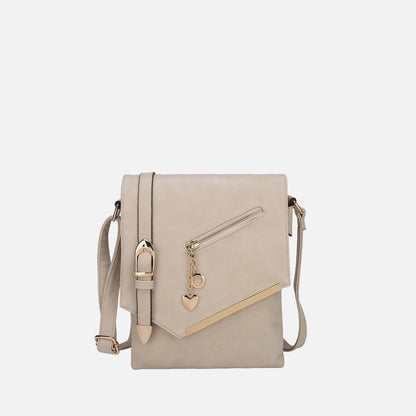 Jasmine Crossbody Bag in Fuschia Rose view 5