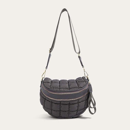 Jaya Puffer Double Zip Crossbody Sling view 10 - Jaya Bag (layer)