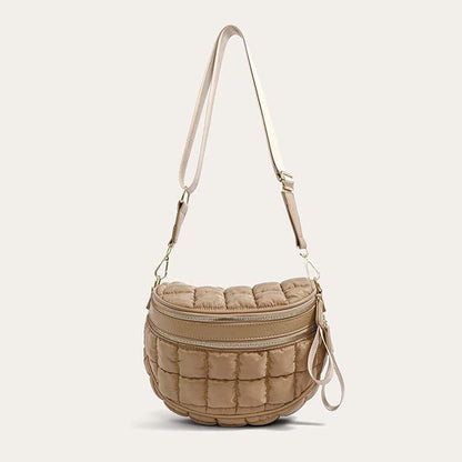 Jaya Puffer Double Zip Crossbody Sling view 11 - Jaya Bag (layer)