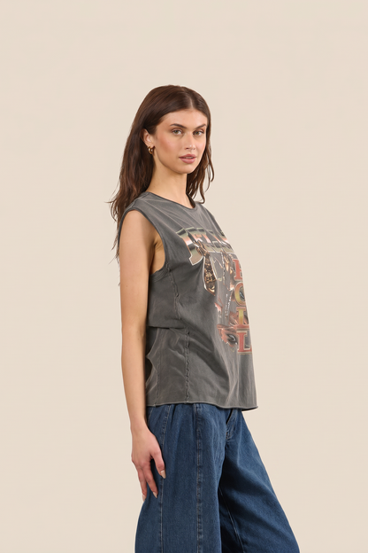Jelly Roll Oversized Tank in M view 3 - Relaxed Fit - Jelly Roll Tank Top