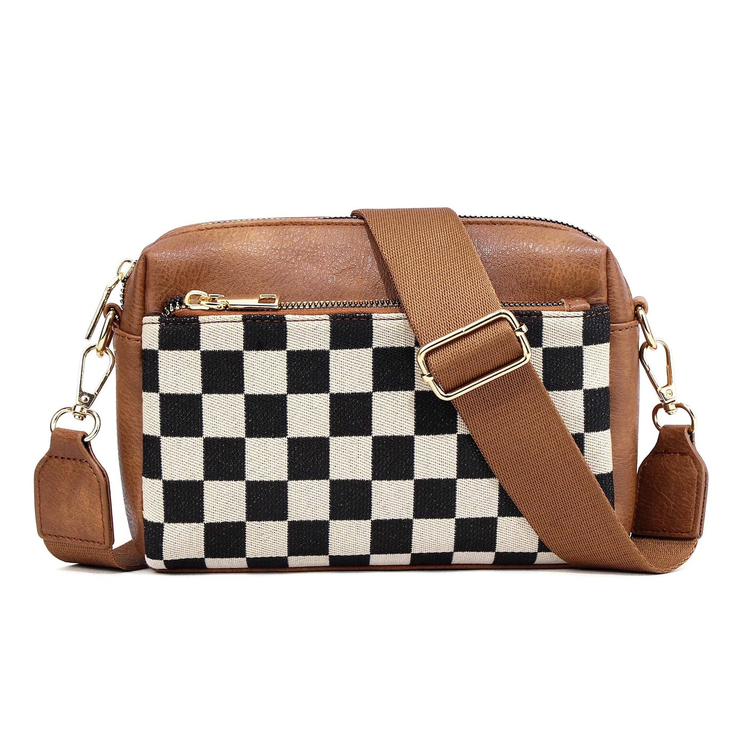 Jessie Mixed Media Camera Crossbody Bag view 5 - Bag Crossbody