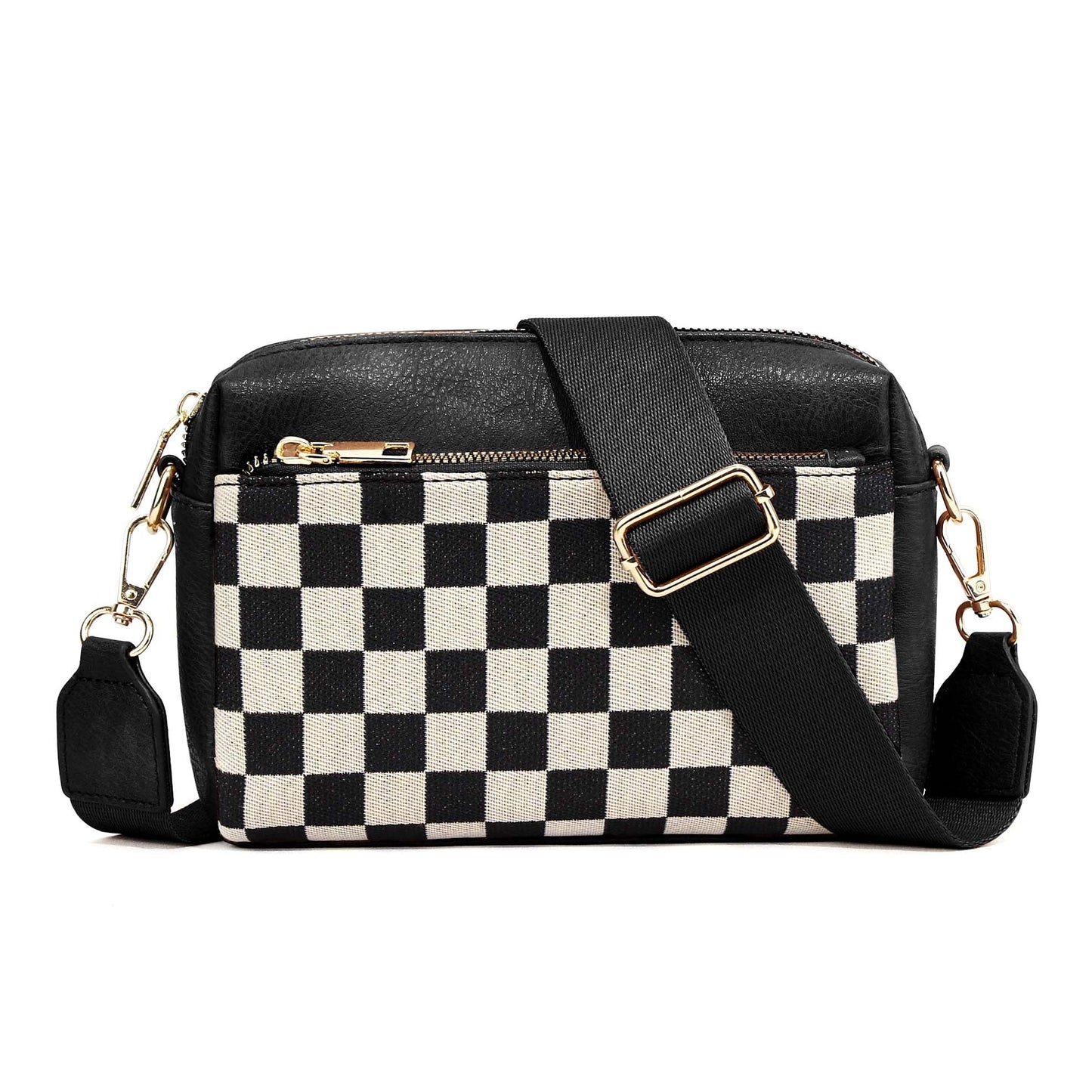 Jessie Mixed Media Camera Crossbody Bag view 6 - Bag Crossbody
