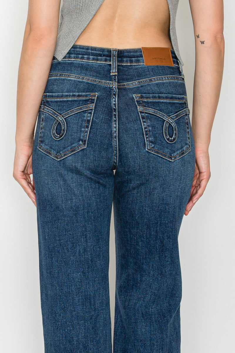 Josephine Tummy Control High Rise Relaxed Holly Flare Jeans view 9 - High-Waisted (bottom)
