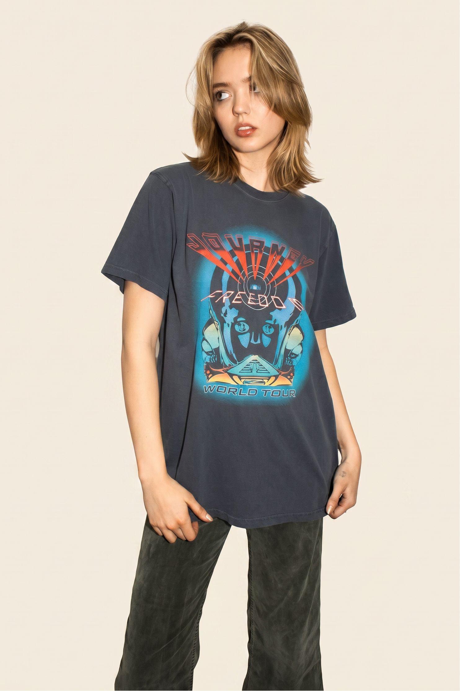 Journey World Tour Tee S (top) - tour tee, world tour tee - shop at us.meeeshop