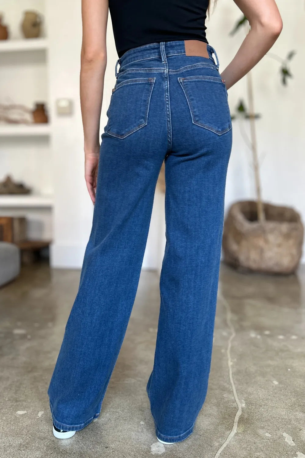 Judy Blue Full Size High Rise Straight Jeans - MeeeShop Women's Fashion