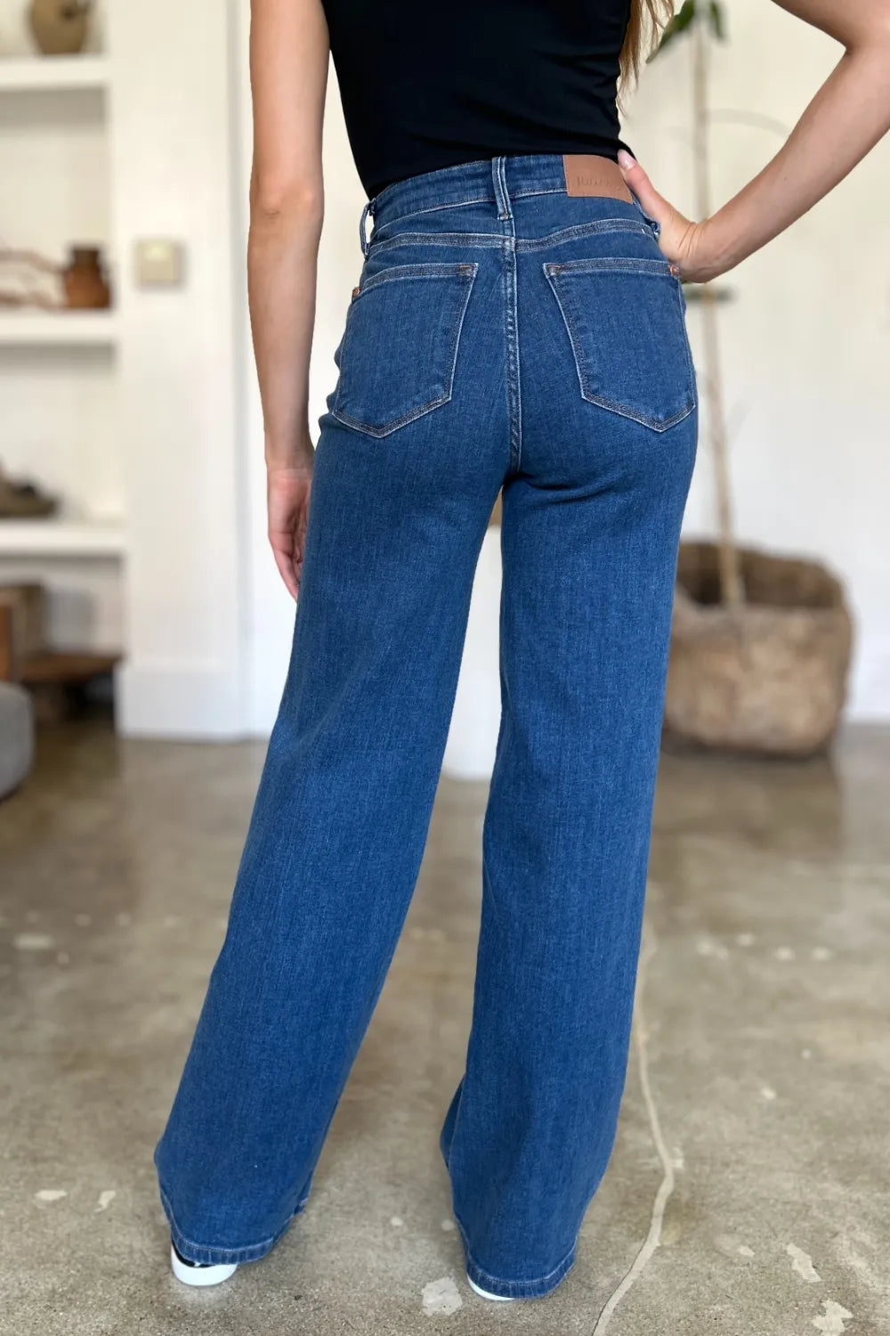 Judy Blue Full Size High Rise Straight Jeans - MeeeShop Women's Fashion