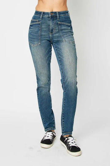 Judy Blue Full Size High Waist Skinny Jeans - MeeeShop Women's Fashion