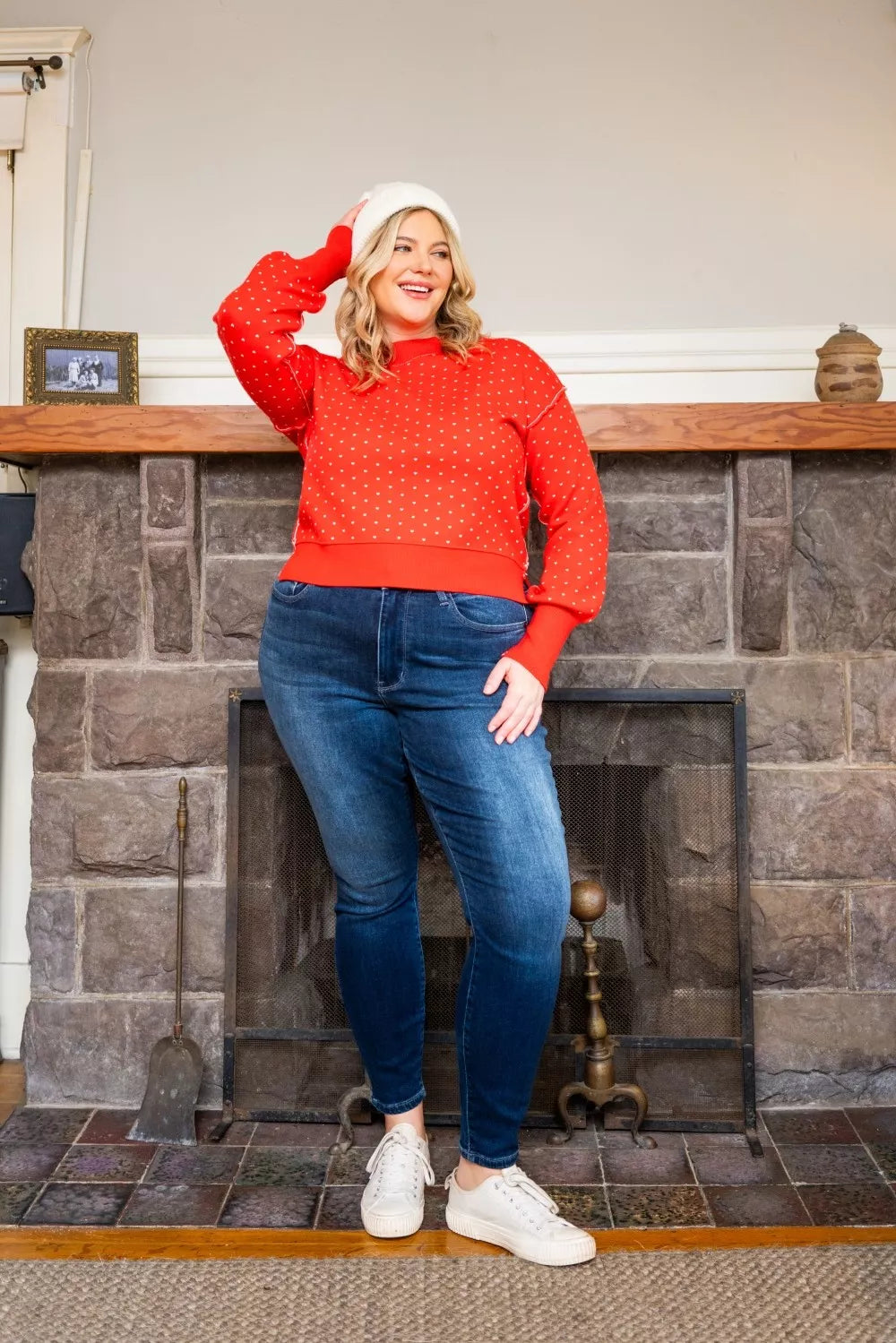 Judy Blue Full Size Washed Thermal Skinny Jeans plus Size DK view 12 (bottom) - judy blue jeans, judy b - shop at us.meeeshop