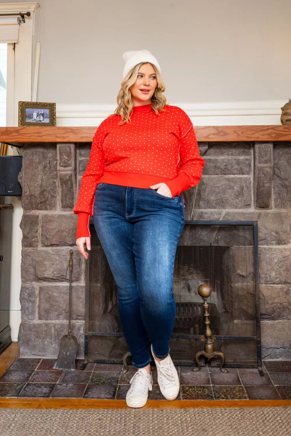 Judy Blue Full Size Washed Thermal Skinny Jeans plus Size DK view 13 (bottom) - judy blue jeans, judy b - shop at us.meeeshop