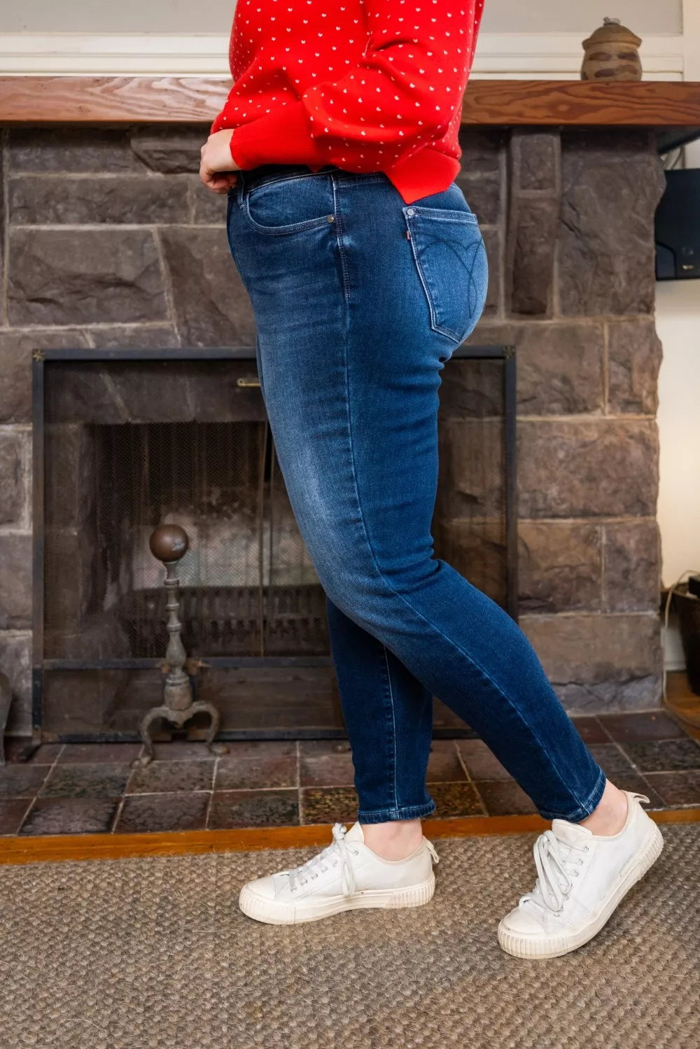 Judy Blue Full Size Washed Thermal Skinny Jeans plus Size view 16 (bottom) - judy blue jeans, judy blue - shop at us.meeeshop