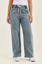Judy Blue Hight Waist Wilhelmina Baggy Jeans with Md Aged Stone Blue Wash