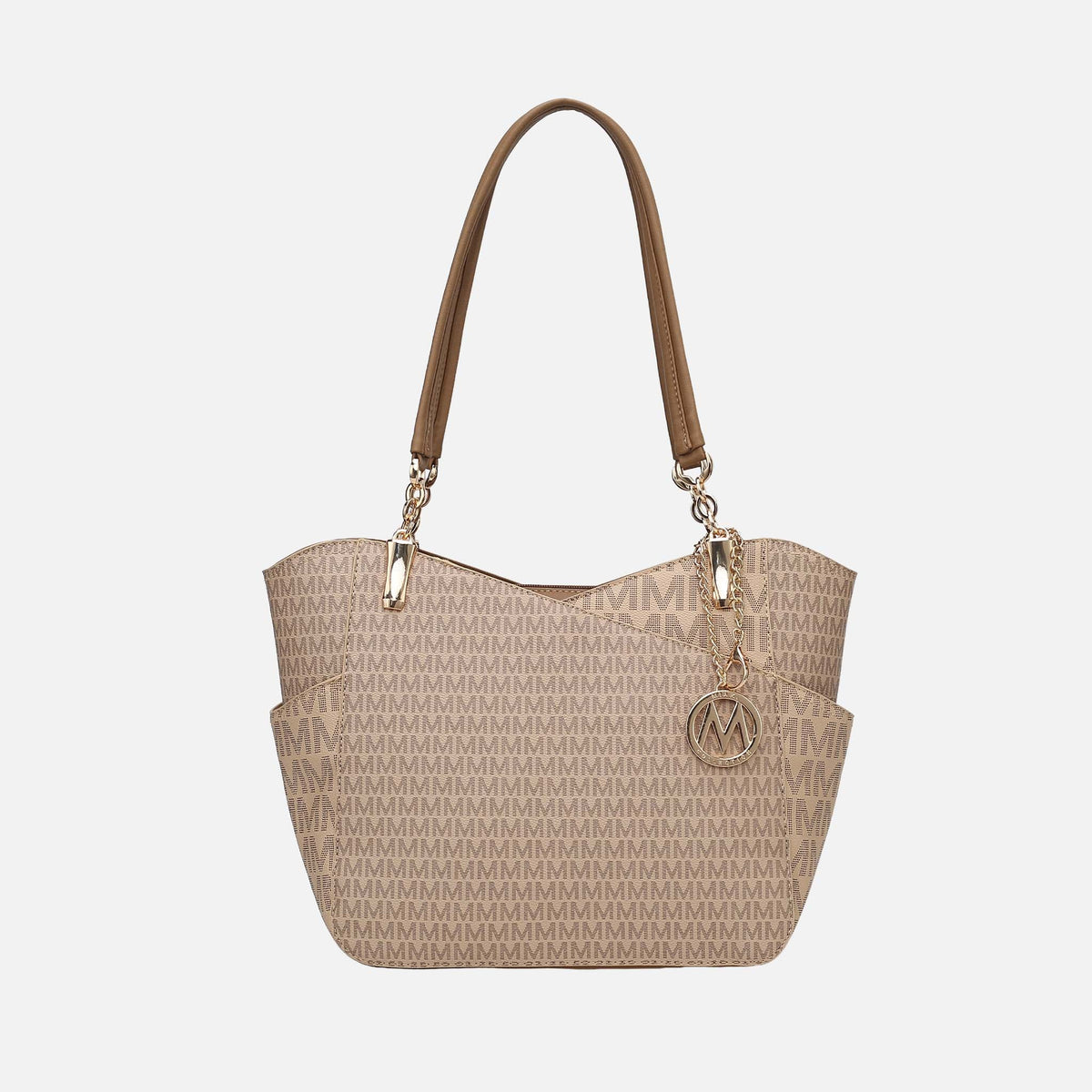 Jules Signature Tote Bag in Tan view 8 - Bag Tote