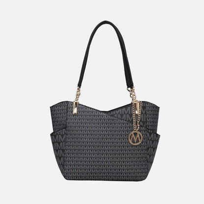 Jules Signature Tote Bag in White view 9 - Bag Tote