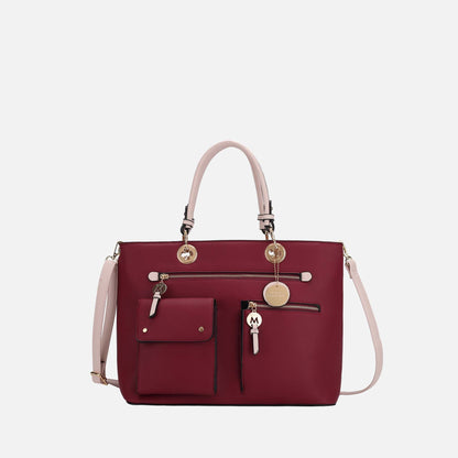Julia Shoulder Bag in Wine view 10 - Julia Shoulder Bag Coach