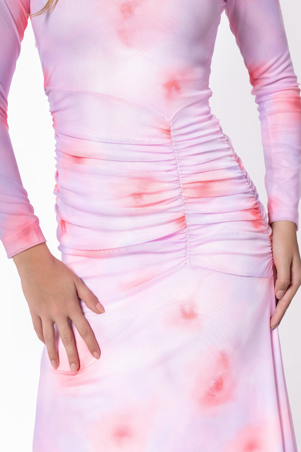 Juliana Dress (pink) view 6 (dress) - can you wear pink on pink, what is the difference between pink sh - shop at us.meeeshop
